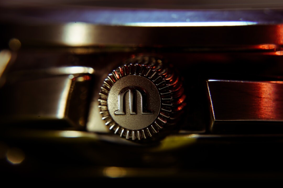 Macro close-up of a Swiss tourbillon watch movement
