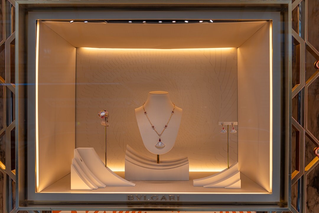 luxury accessories display